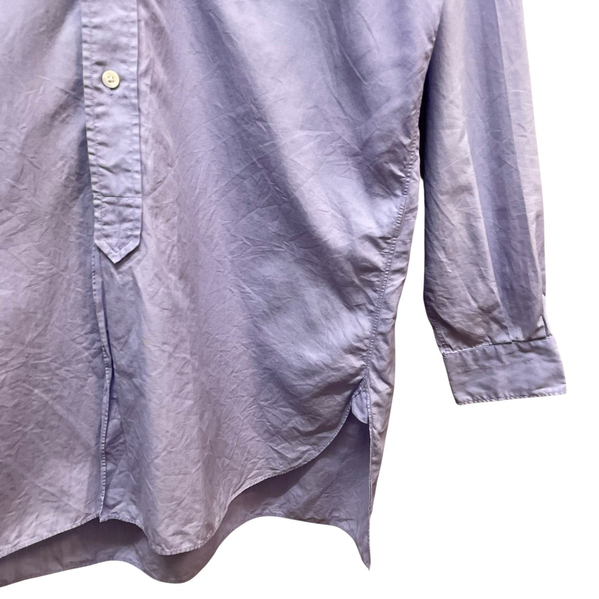 COMOLI(コモリ) バンドカラーシャツP01-02002 19SS P01-02002 19SS