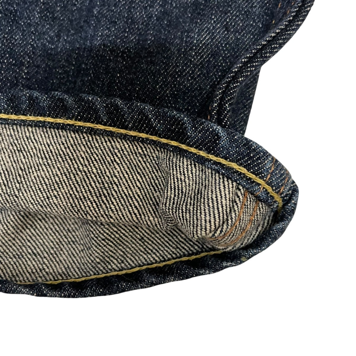 90s A BATHING APE デニムパンツ ダブルニー カーキ 裏原 アベイシングエイプ A BATHING APE 90S 三角タグ 6P ジップ