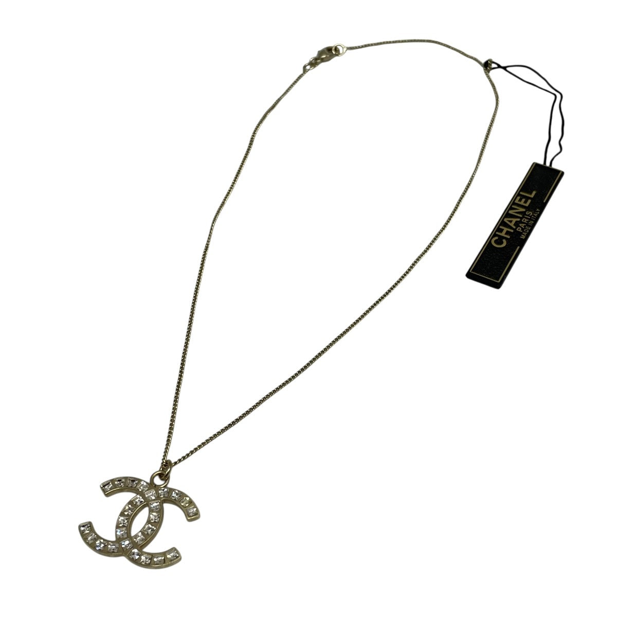 CHANEL ココマークラインストーンネックレス23027632 古着・中古-1枚目のアイテム画像