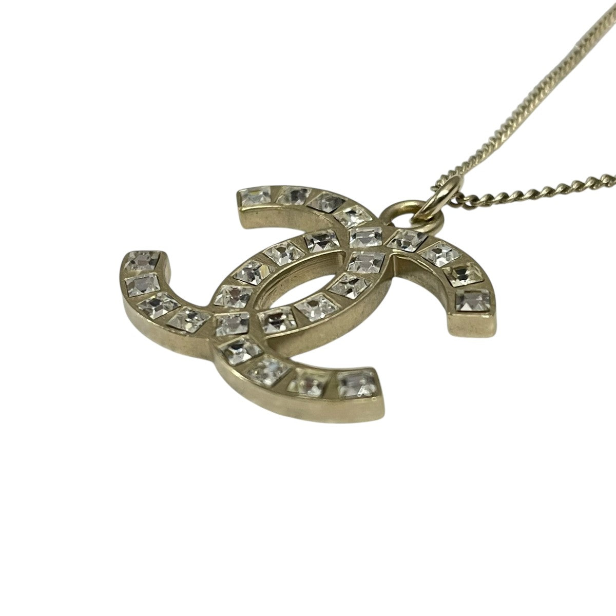 CHANEL ココマークラインストーンネックレス23027632 古着・中古-4枚目のアイテム画像