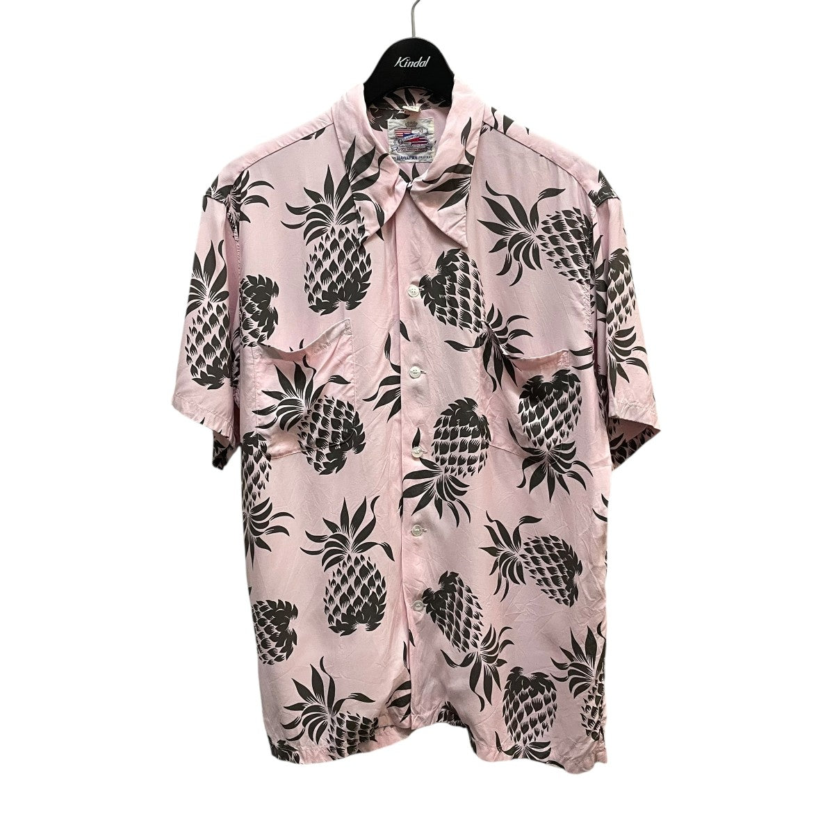 DUKE KAHANAMOKU DUKE’S PINEAPPLE半袖シャツDK36201 古着・中古-1枚目のアイテム画像
