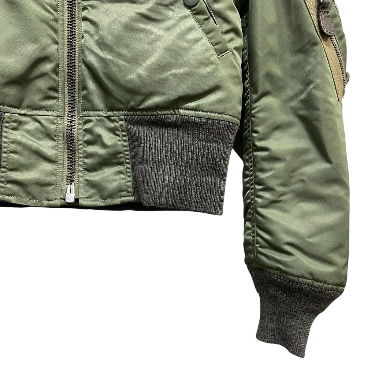 Buzz Rickson's×BEAMS MA-1ジャケットBR14543BB BR14543BB グリーン
