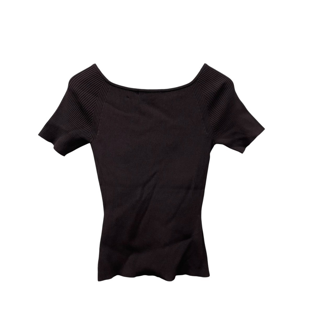 NICENICE MOMENT OPEN SHOULDER SHELL半袖ニット 古着・中古-2枚目のアイテム画像