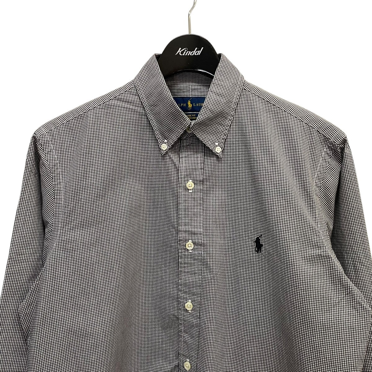 極美品◎RALPH LAUREN ブラック チェックシャツ BD 黒 L 楽天市場】POLO by Ralph Lauren ラルフローレン ブラック