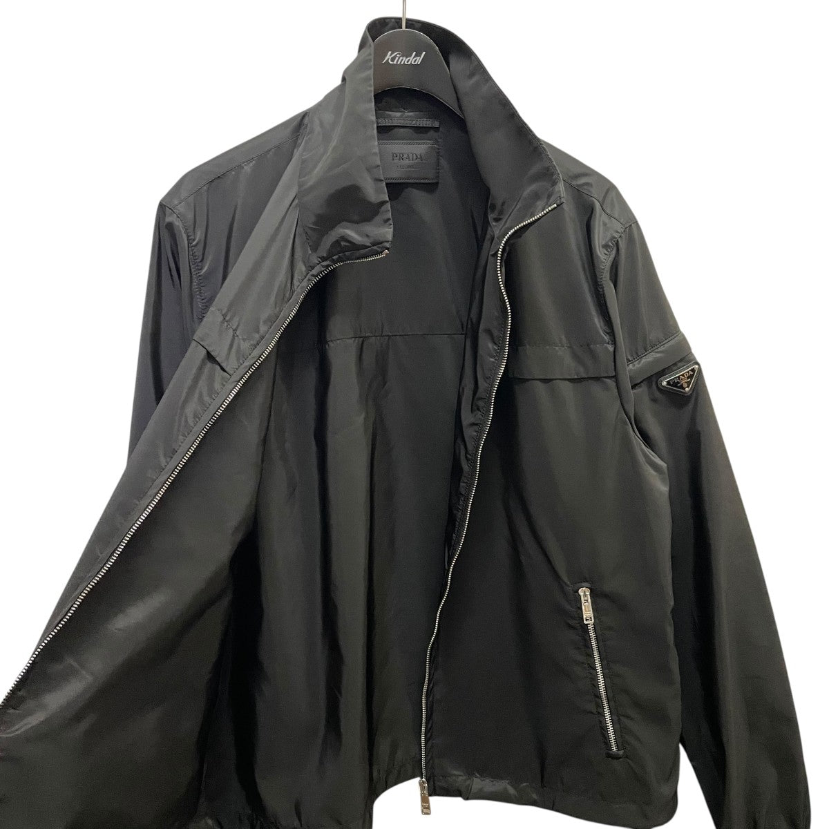 プラダ　PRADA スプリングジャケット ブラック PRADA(プラダ) 20SSジップジャケットSGN998 SGN998 ブラック