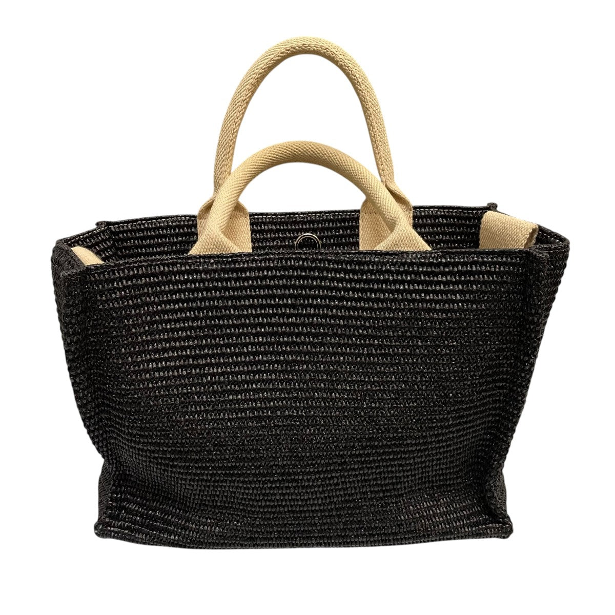 未使用　MARNI 定価63,800 　ラフィア ショルダーバッグ MARNI(マルニ) ラフィアハンドバッグ2WAYショルダーバッグ ブラック