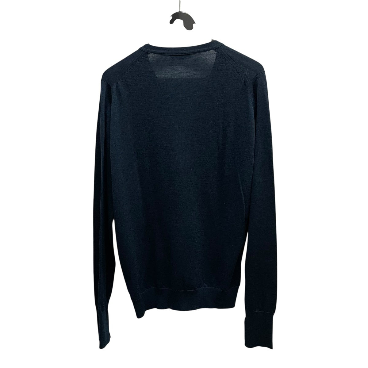 JOHN SMEDLEY(ジョンスメドレー) Vネックカーディガン ネイビー サイズ