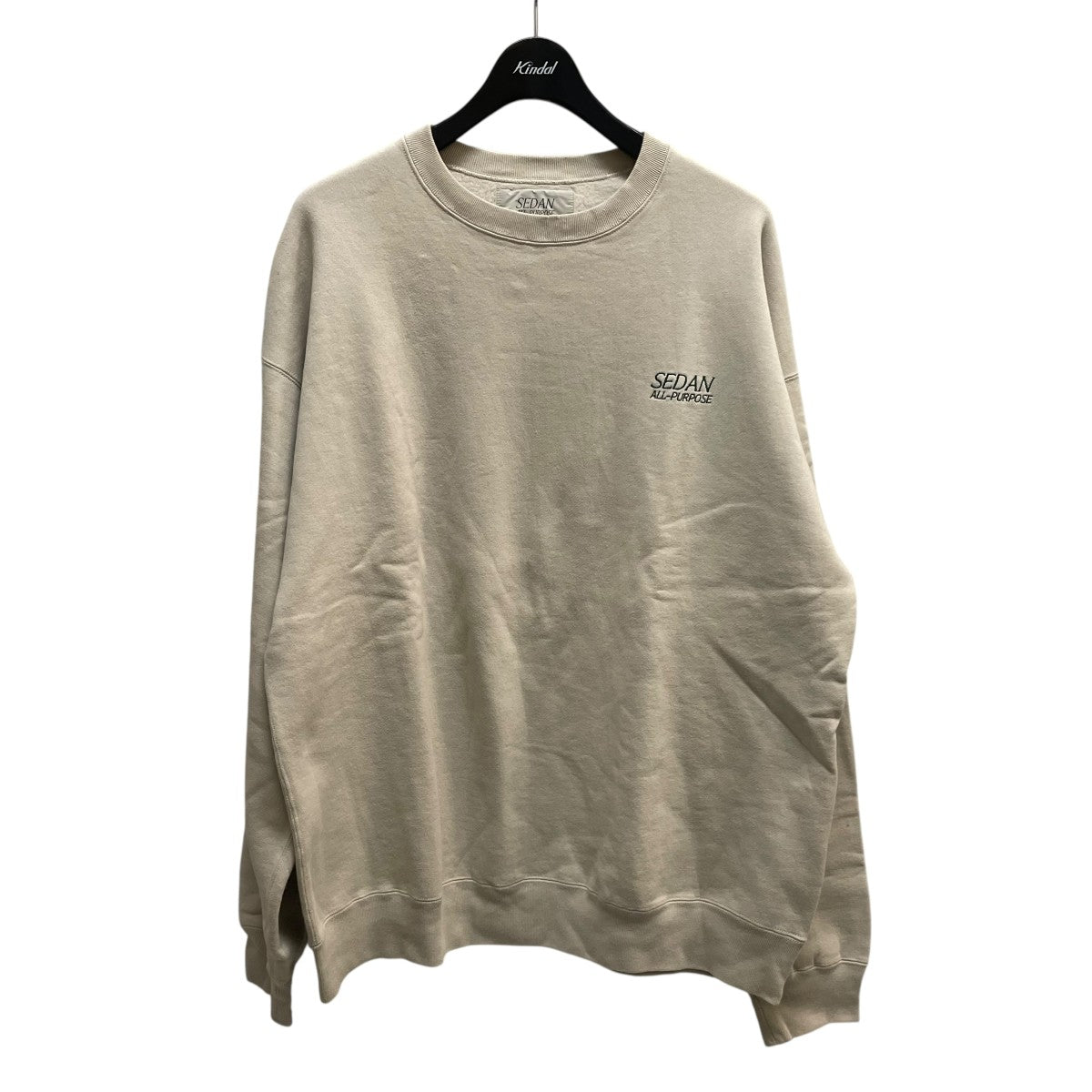 SEDAN ALL-PURPOSE Logo Crewneck Sweatshirt裏起毛スウェットSD21F-CT10 OG 古着・中古-1枚目のアイテム画像