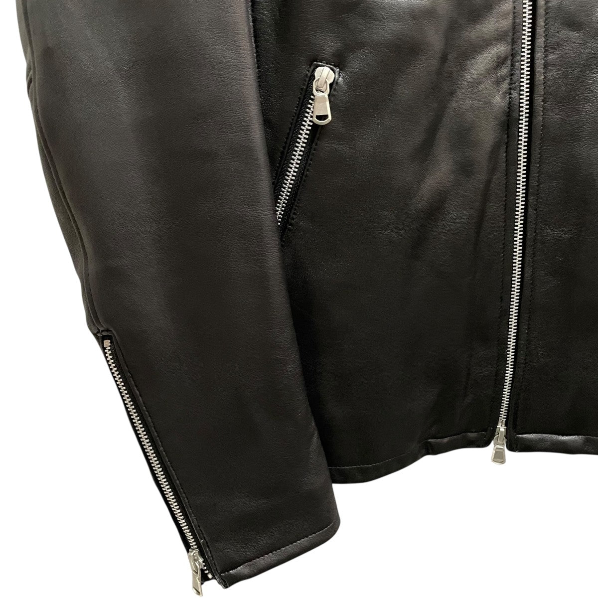 美品 45rpm レザージャケット 牛革 2 ネイビー 濃紺の馬革「1955年 507XX size 52 以上にだけある真実