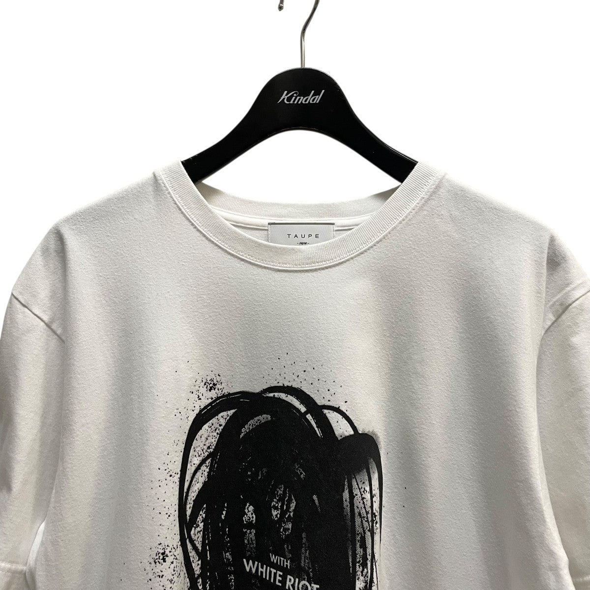 TAUPE WITH WHITE RIOT TEE半袖カットソーTPM25106006 古着・中古-3枚目のアイテム画像