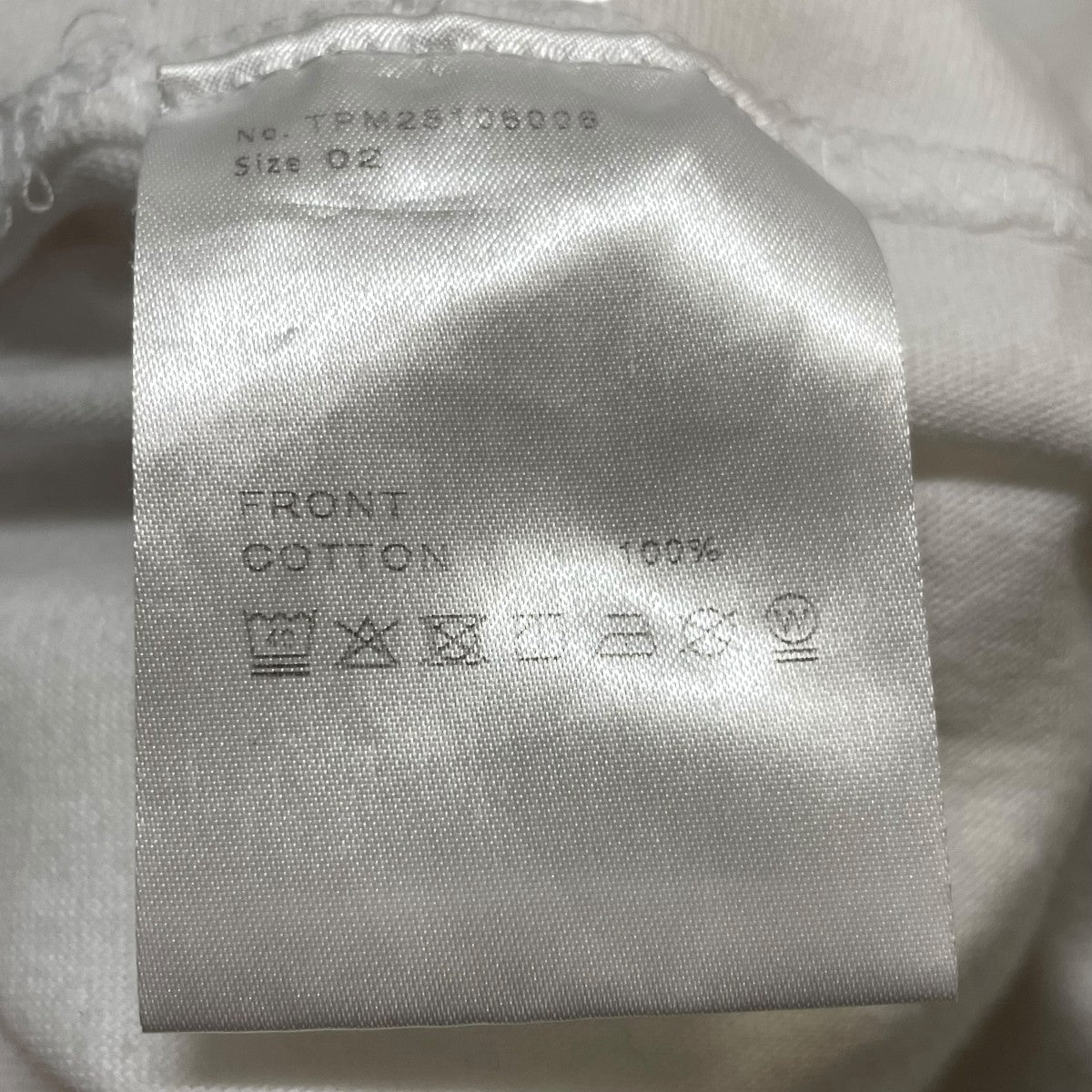TAUPE WITH WHITE RIOT TEE半袖カットソーTPM25106006 古着・中古-5枚目のアイテム画像