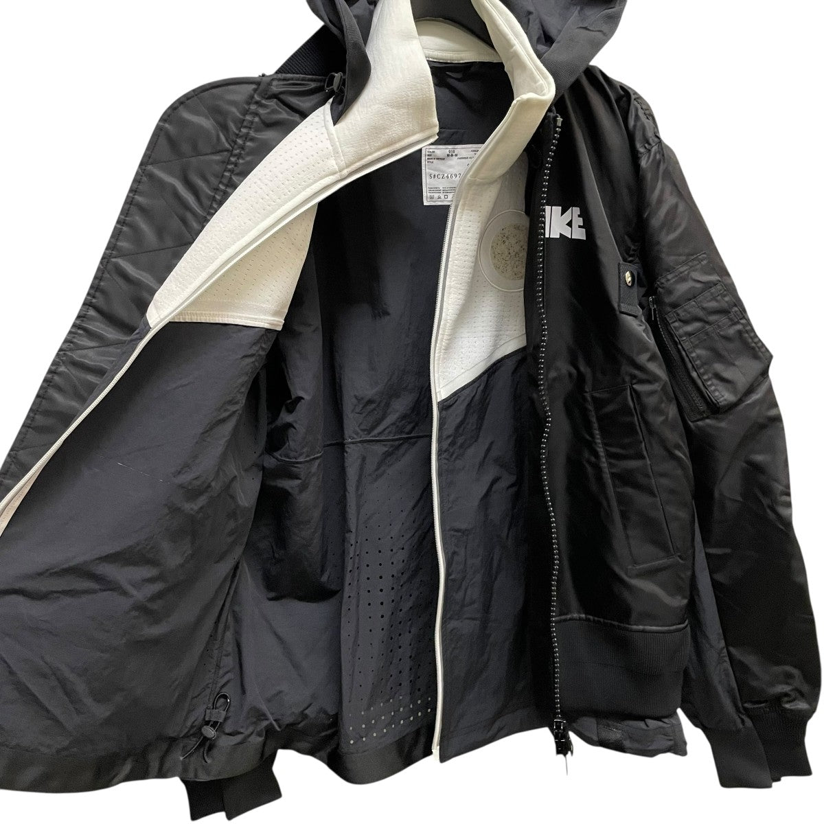 【中古】「NIKE」×「sacai」ウィンドランナージャケット　S 中古・古着通販】NIKE×sacai (ナイキ×サカイ) NRG トレンチジャケット