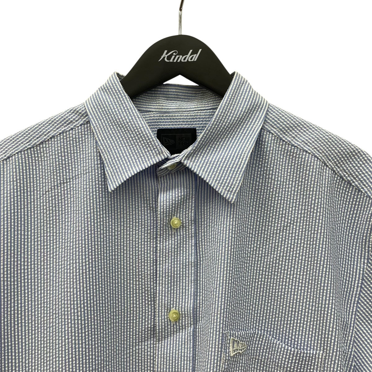 シアサッカーマルチポケット半袖シャツBLACK LABEL SS25