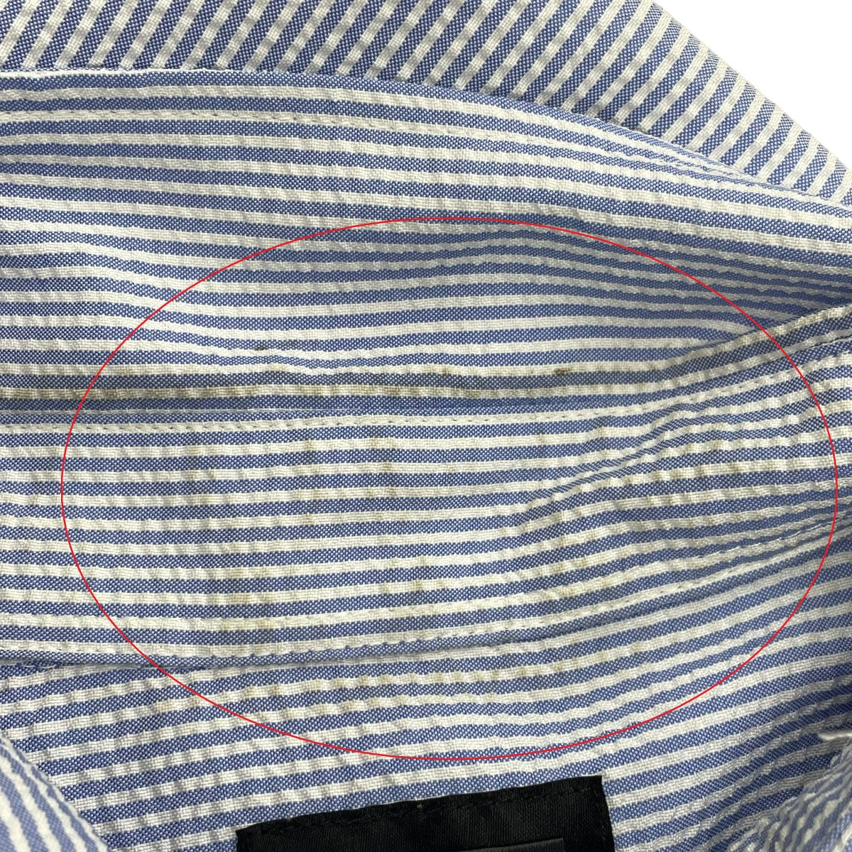 シアサッカーマルチポケット半袖シャツBLACK LABEL SS25