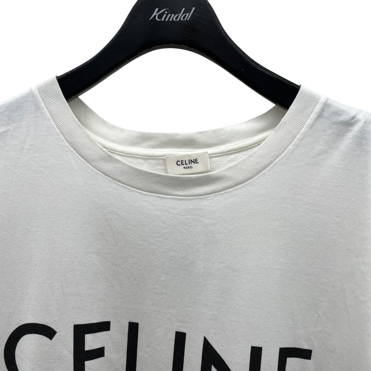 CELINE ロゴ Tシャツ 半袖 ホワイト CELINE（セリーヌ） Tシャツ 2X761671Q.01EA レディース 半袖