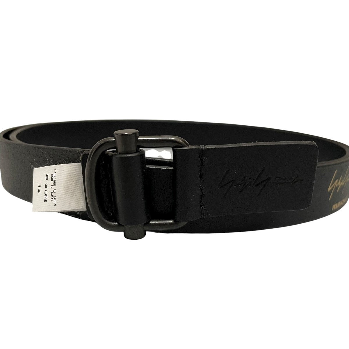 YOHJI YAMAMOTO(ヨウジヤマモト) ベルト ブラック｜【公式】カインド