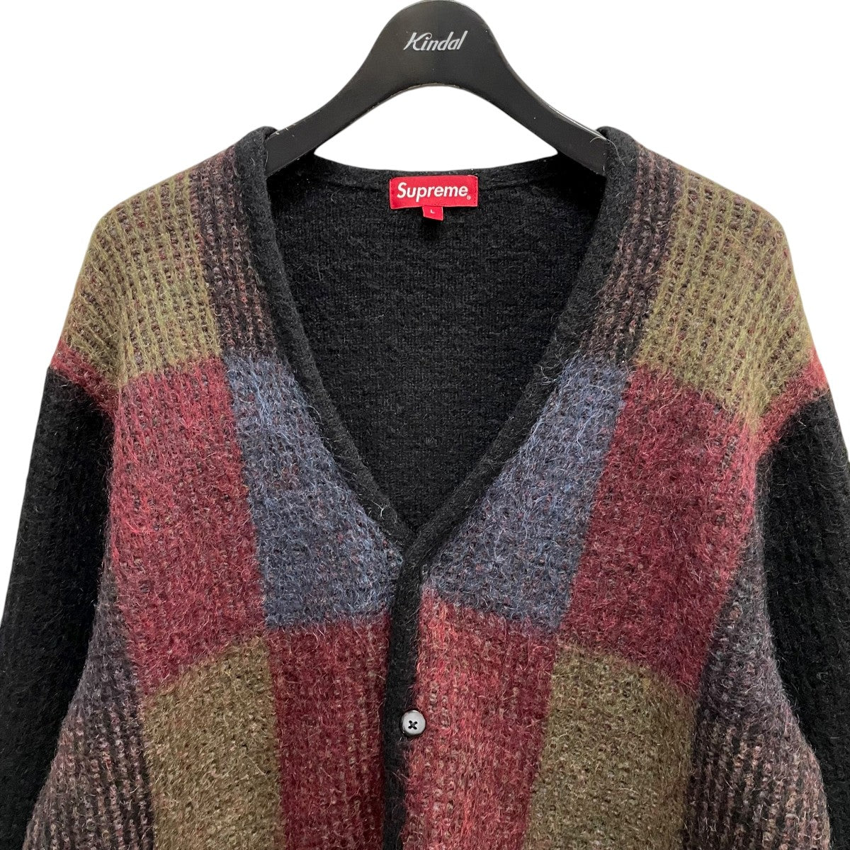 22SSBrushed Grid Cardiganカーディガン
