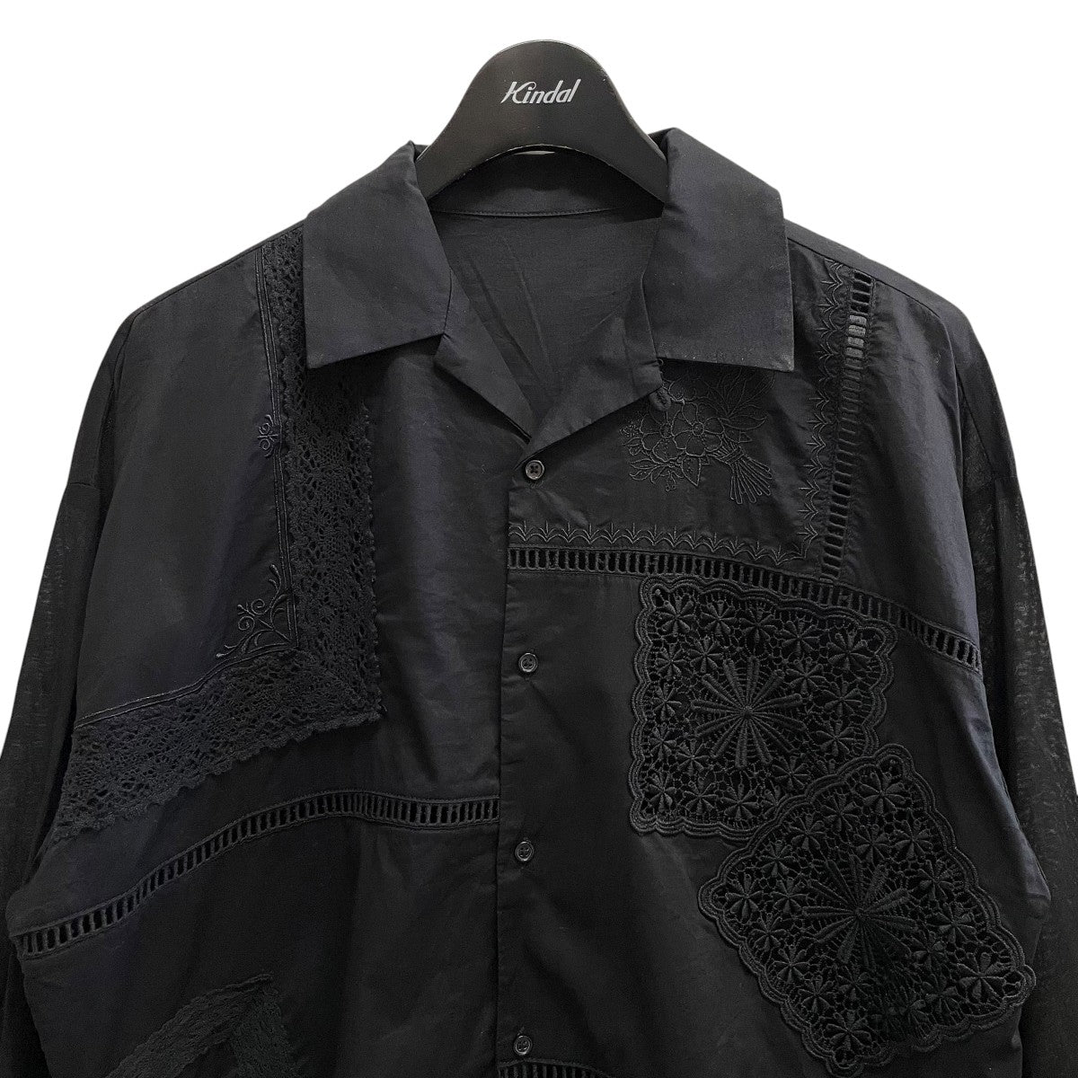Freada レース刺繍パッチワークシャツ 1800252400016 古着・中古-3枚目のアイテム画像