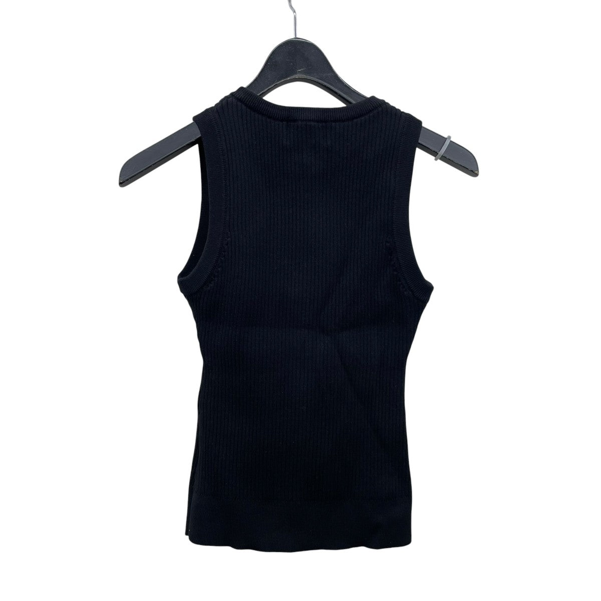 SLEEVELESS ZIP RIB KNIT TOPSノースリーブニット15106-2002