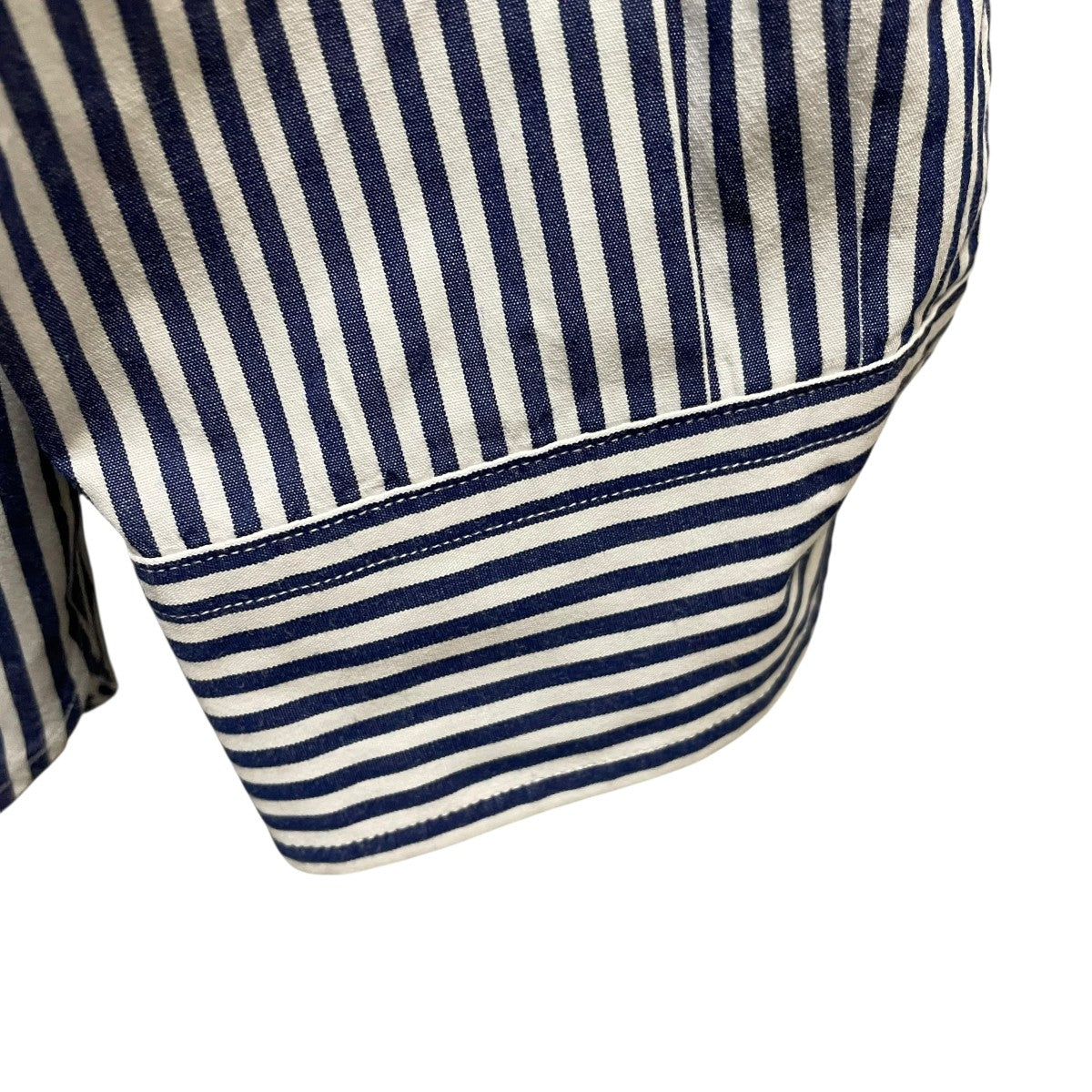 nanamica(ナナミカ) ストライプ長袖TシャツSUGF156 SUGF156 ネイビー