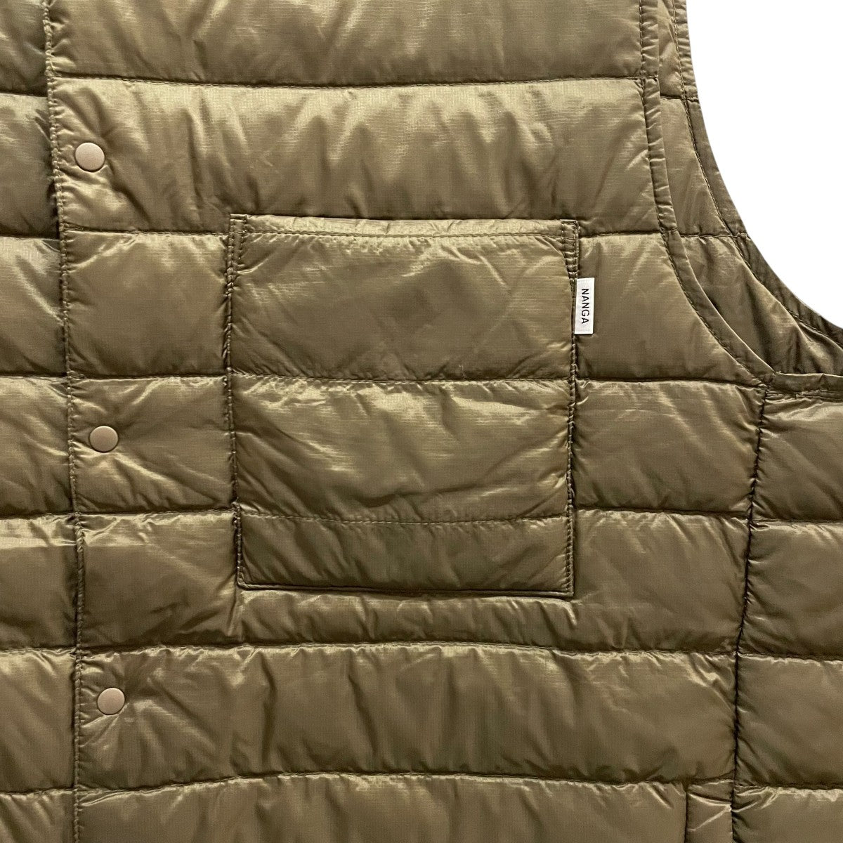 NANGA(ナンガ) ダウンベスト カーキ サイズ XL｜【公式】カインドオル