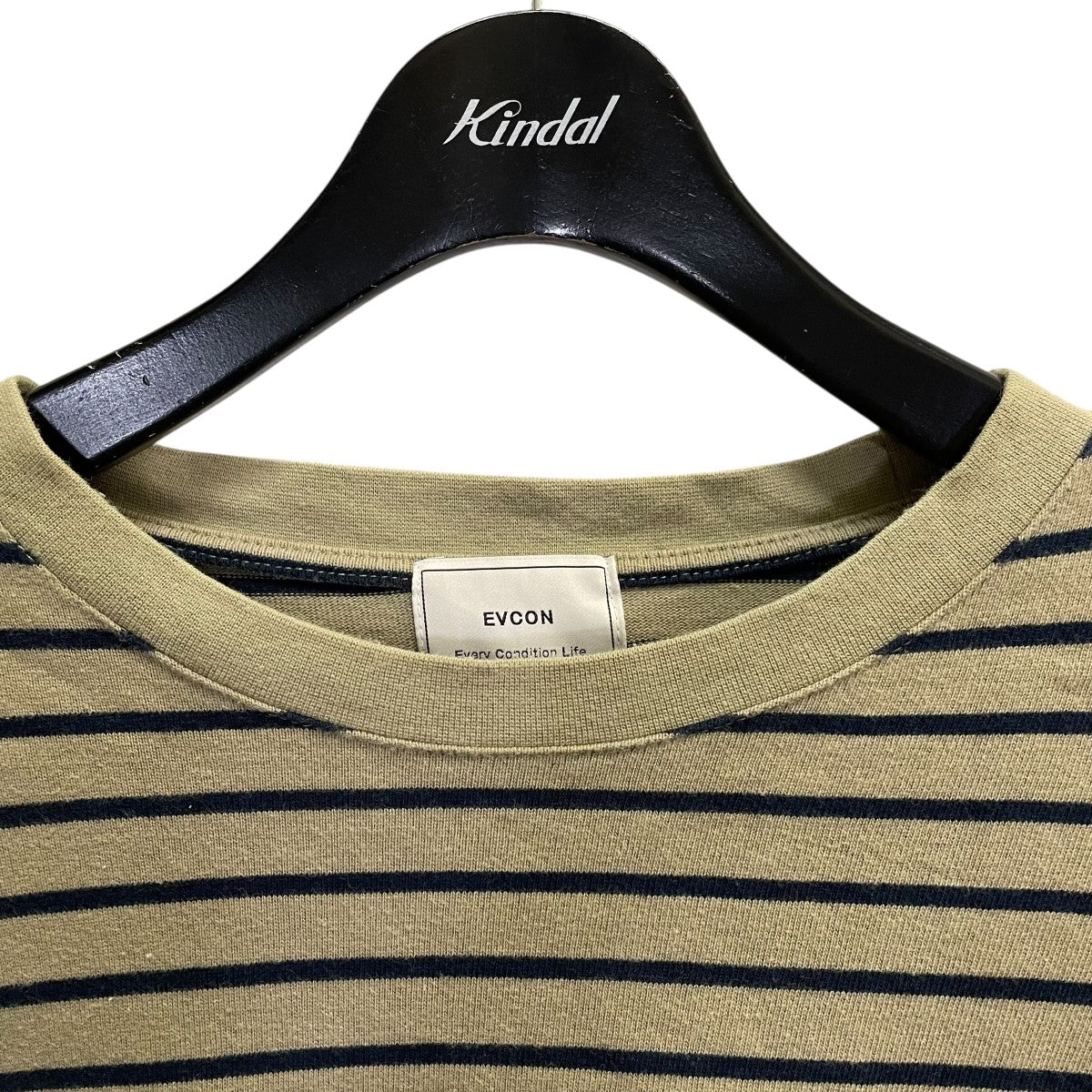 EVCON BORDER WIDE L／S TEE長袖カットソー223-91104 古着・中古-3枚目のアイテム画像