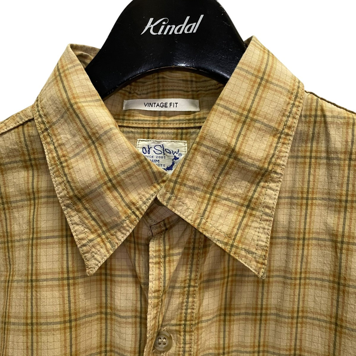 orSlow Vintage Fit Work Shirts -CHECKシャツ 古着・中古-3枚目のアイテム画像