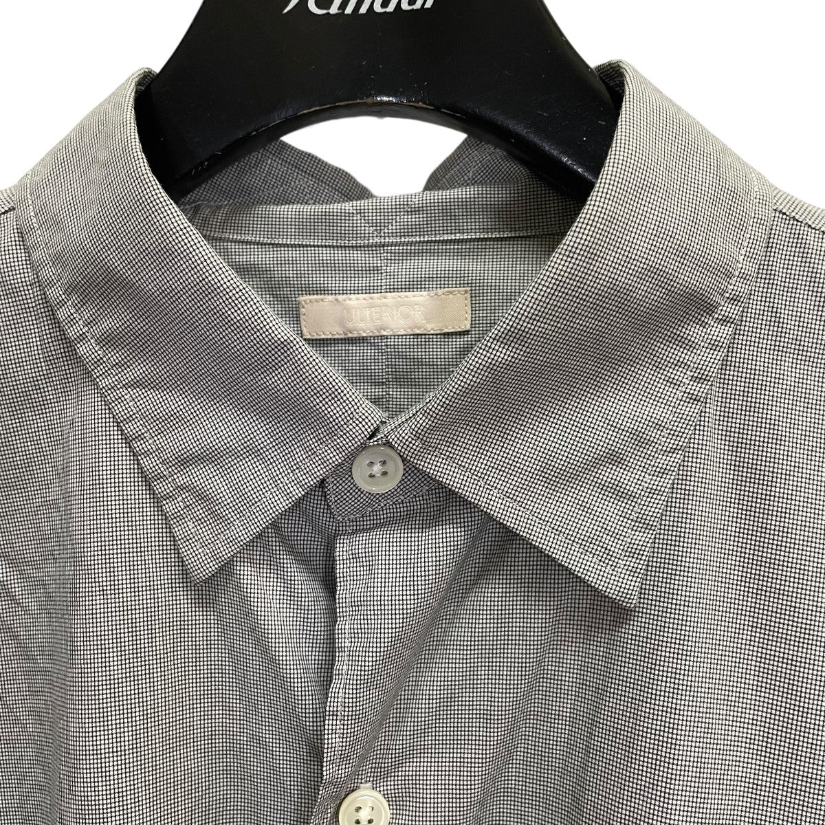 MICRO GRAPH CHECK POPLIN SHIRTシャツULSH49-HA162-B