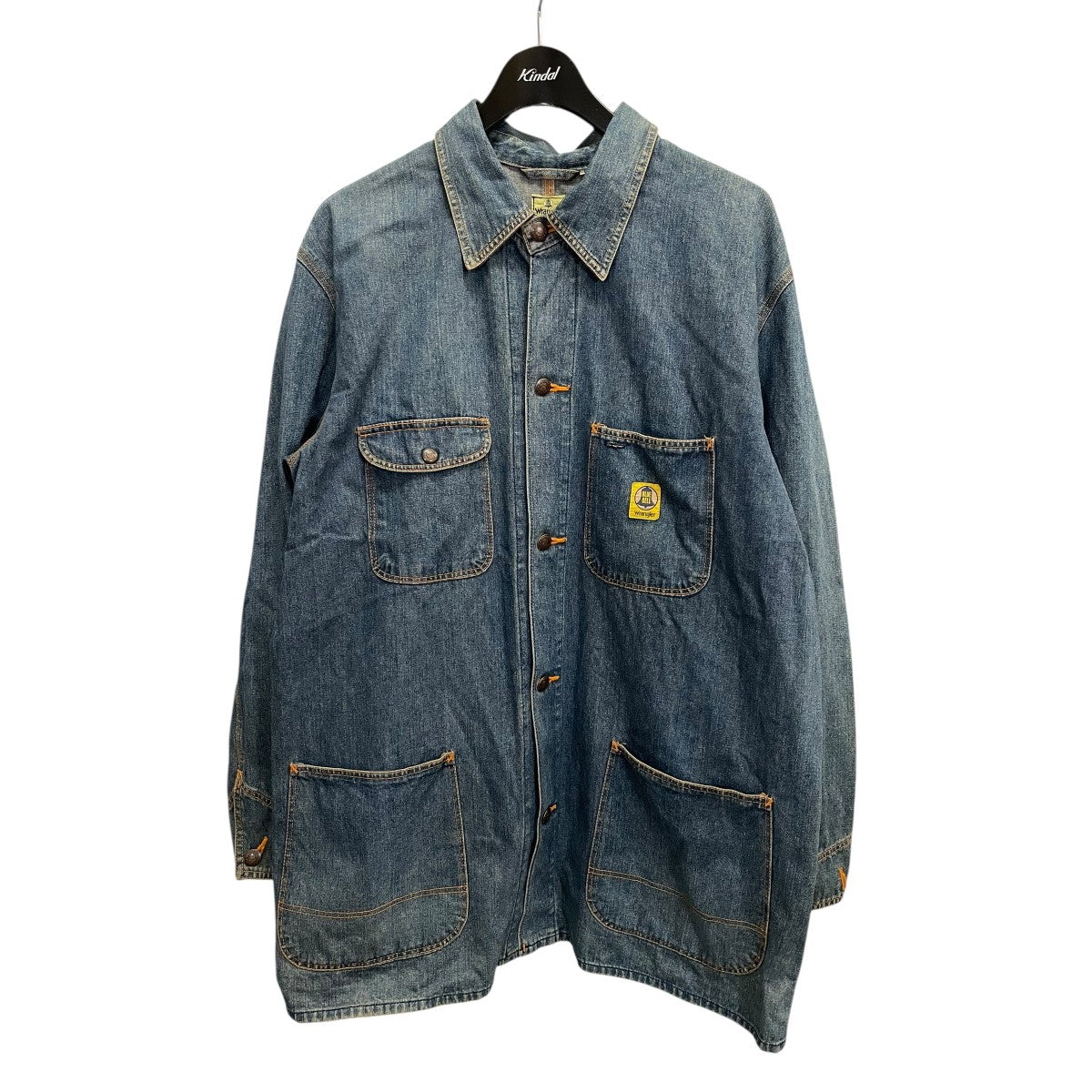 【Wrangler】ラングラージャパン期 デニムカバーオール ブルーベル 90s Wrangler(ラングラー) 90sジャパン期 ブルーベルカバーオールM4361-07