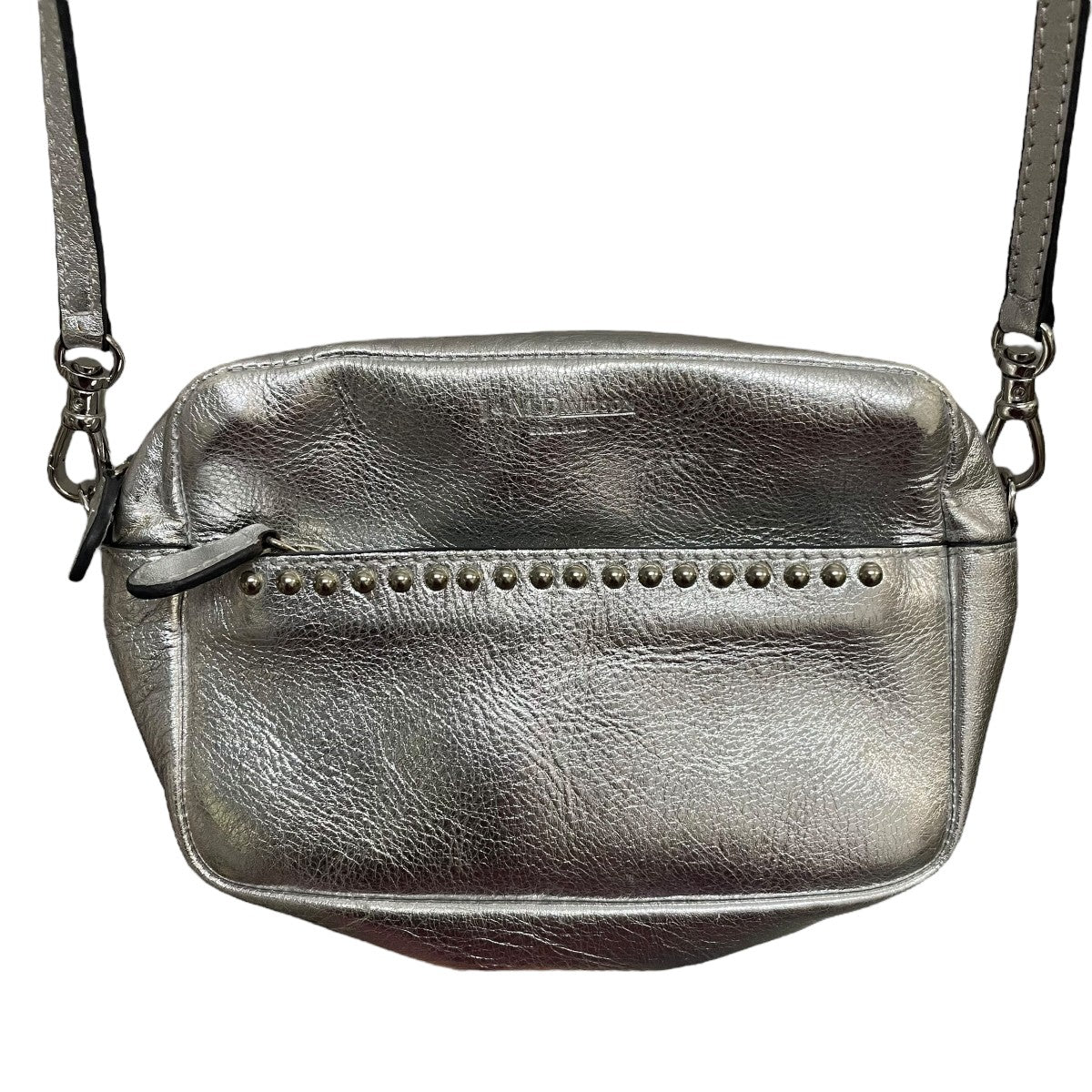 ショルダーバッグ J&amp;MDAVIDSON LIPSTICK POCHETTE WITH STUDS J&M DAVIDSON - J&MDAVIDSON LIPSTICK POCHETTE WITH STUDSの通販 by m