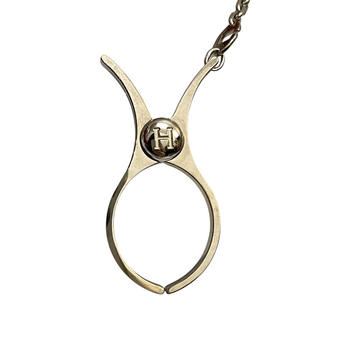 HERMES グローブホルダー チャーム HERMES(エルメス) グローブホルダーチャーム シルバー｜【公式