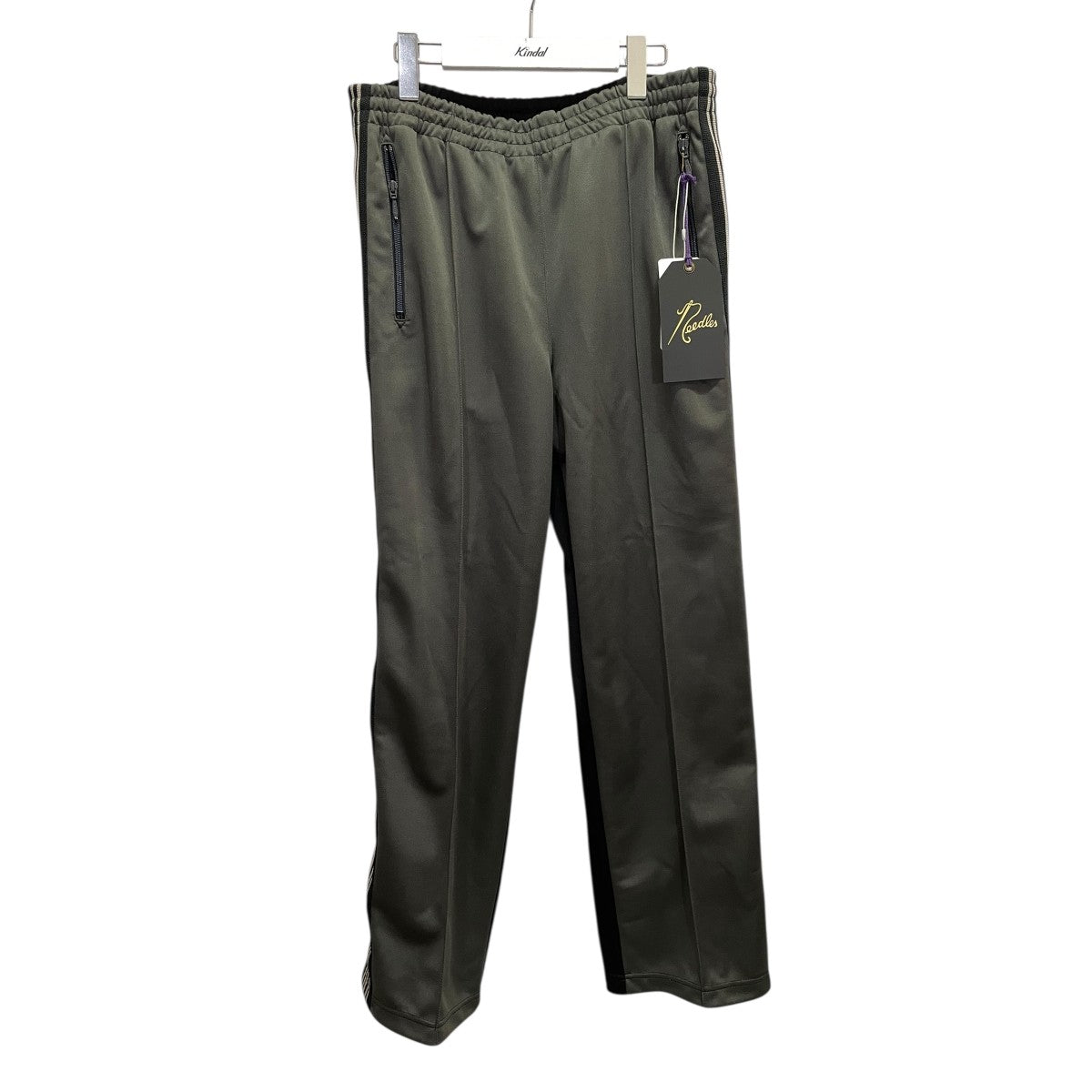 needles トラックパンツ ラメシルバー NEEDLES(ニードルズ) 別注ラメ Track Pant - Poly Smooth | B