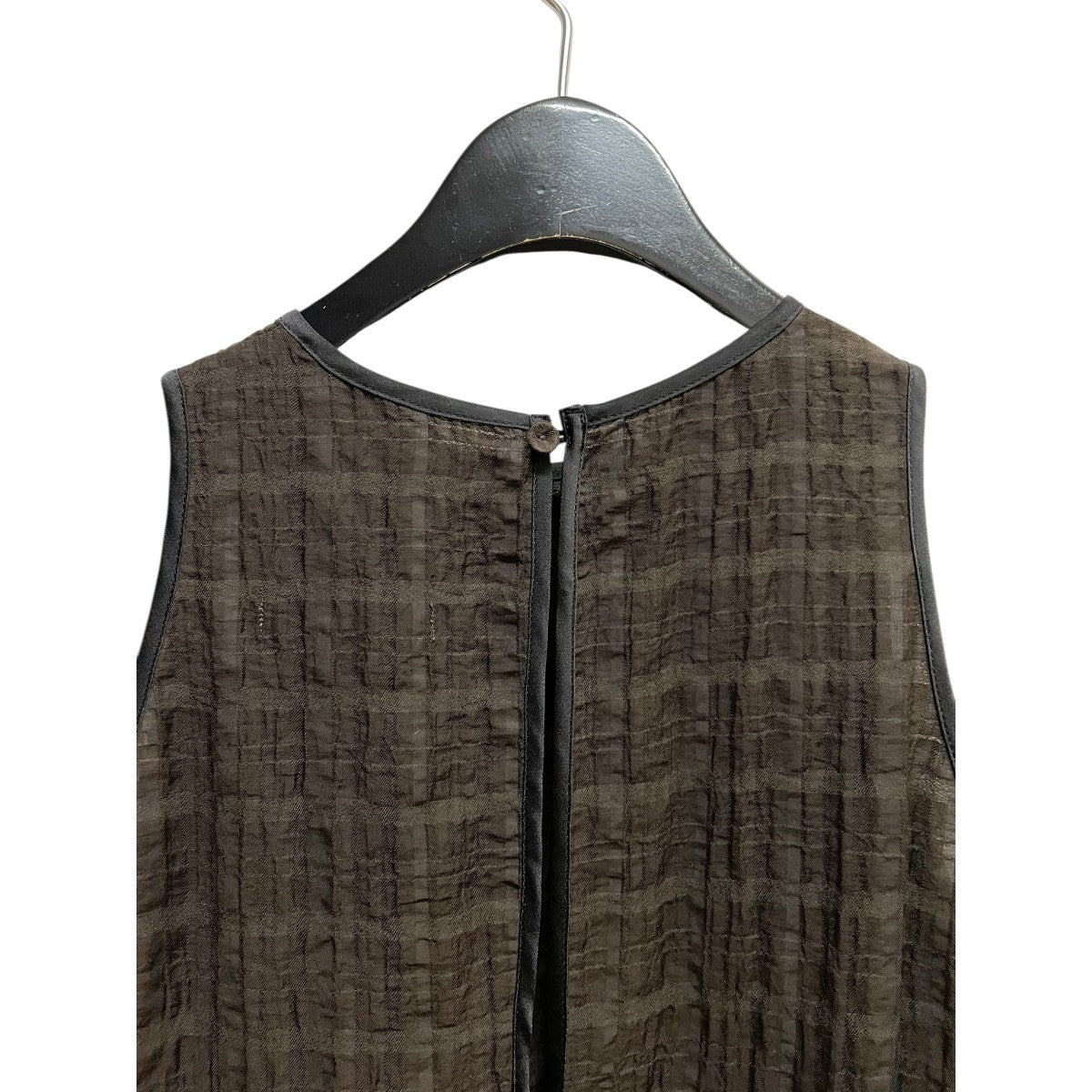 anuke Sheer Check Onepiceノースリーブワンピース62420305 古着・中古-5枚目のアイテム画像