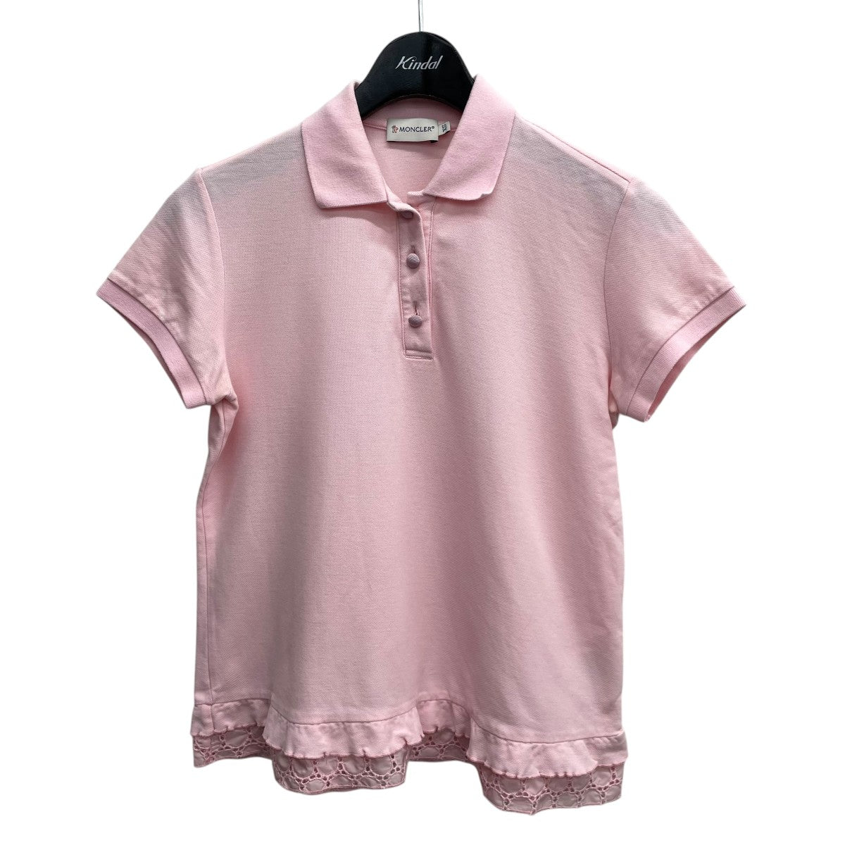 【極美品】モンクレール　MONCLER　ポロシャツ　半袖　ピンク　size L MONCLER(モンクレール) ポロシャツ ピンク サイズ XS｜【公式