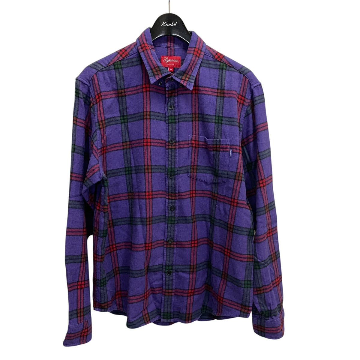 Supreme(シュプリーム) チェックネルシャツ パープル サイズ M｜【公式