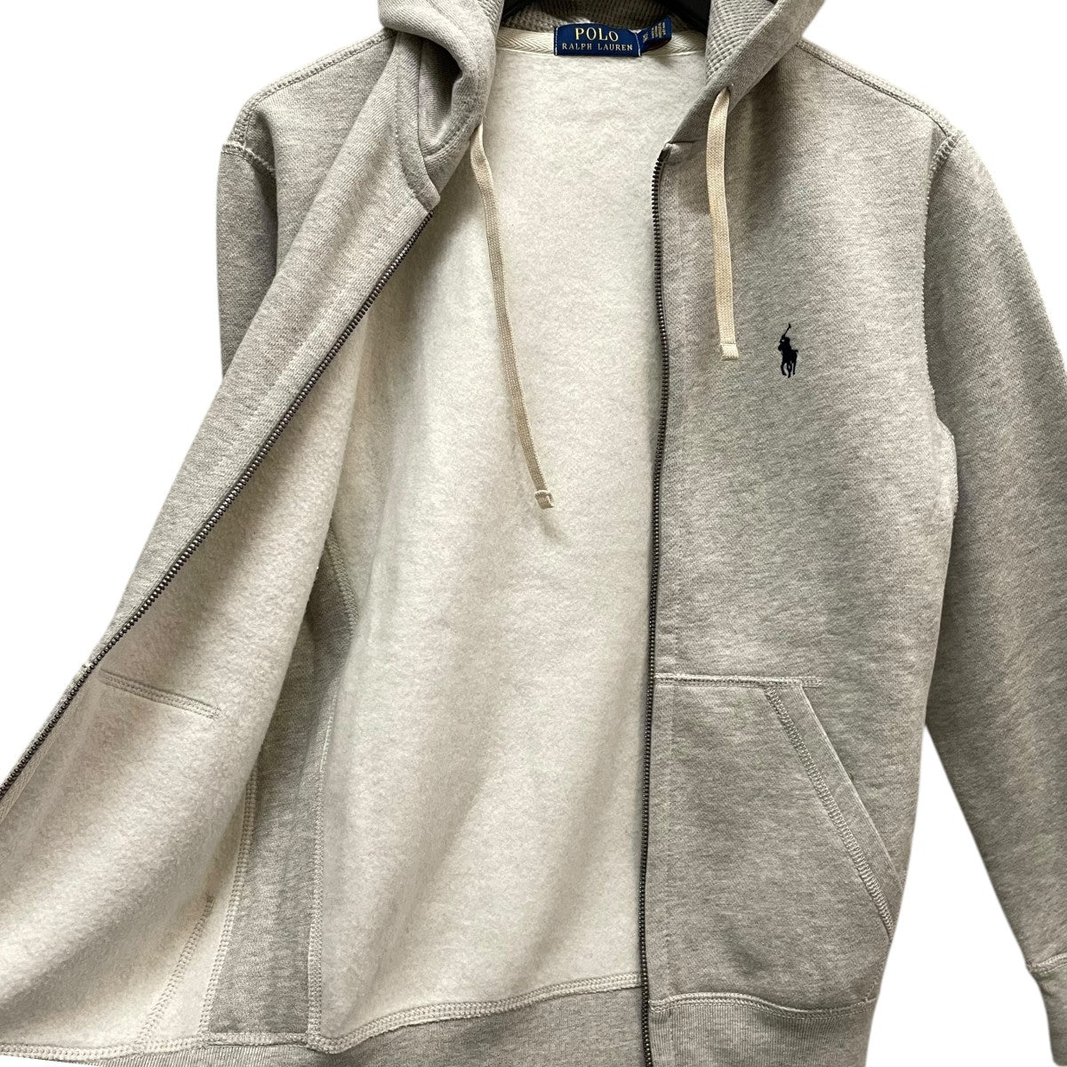POLO RALPH LAUREN(ポロラルフローレン) ジップパーカー グレー サイズ