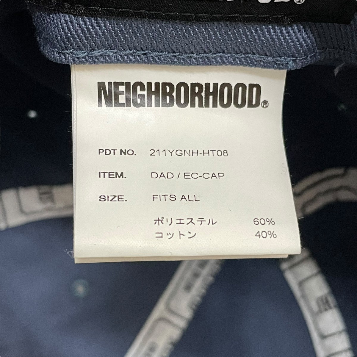 NEIGHBORHOOD キャップ211YGNH-HT08 古着・中古-6枚目のアイテム画像