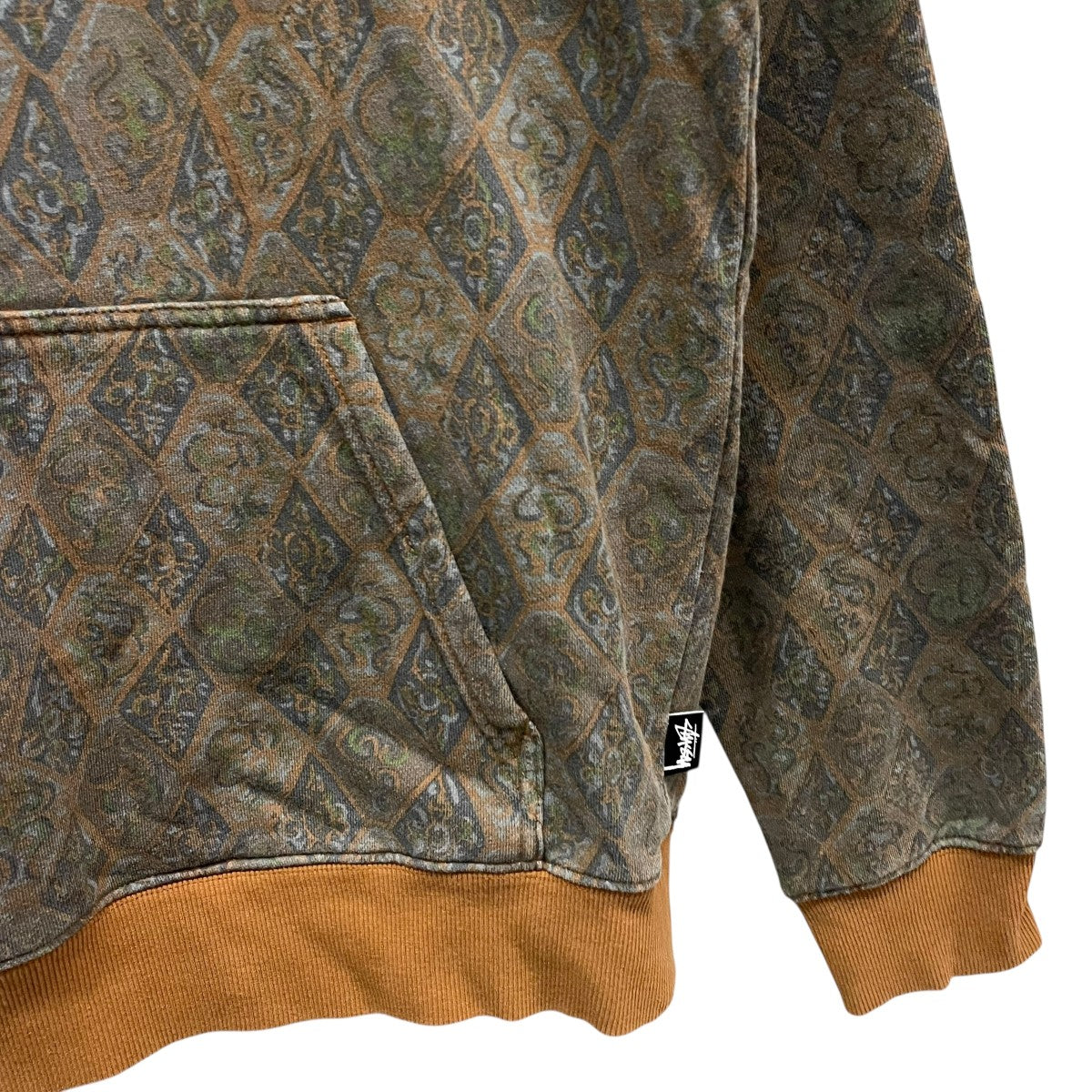 stussy 総柄パーカー 古着・中古-4枚目のアイテム画像