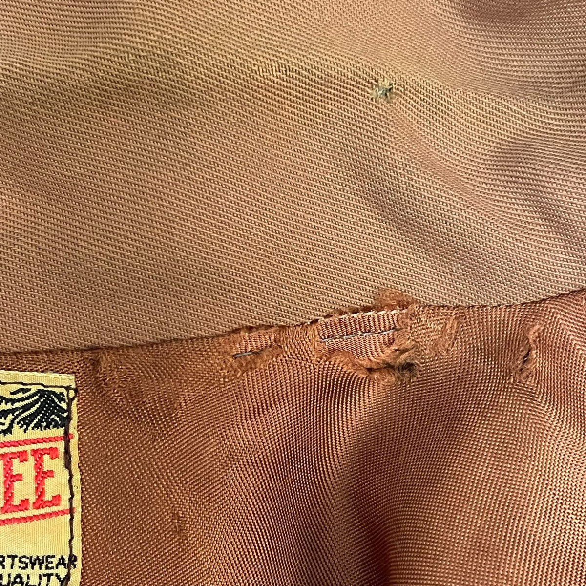 USA製 CONMAR ZIP レーヨンギャバ 50’s〜60’sブルゾン