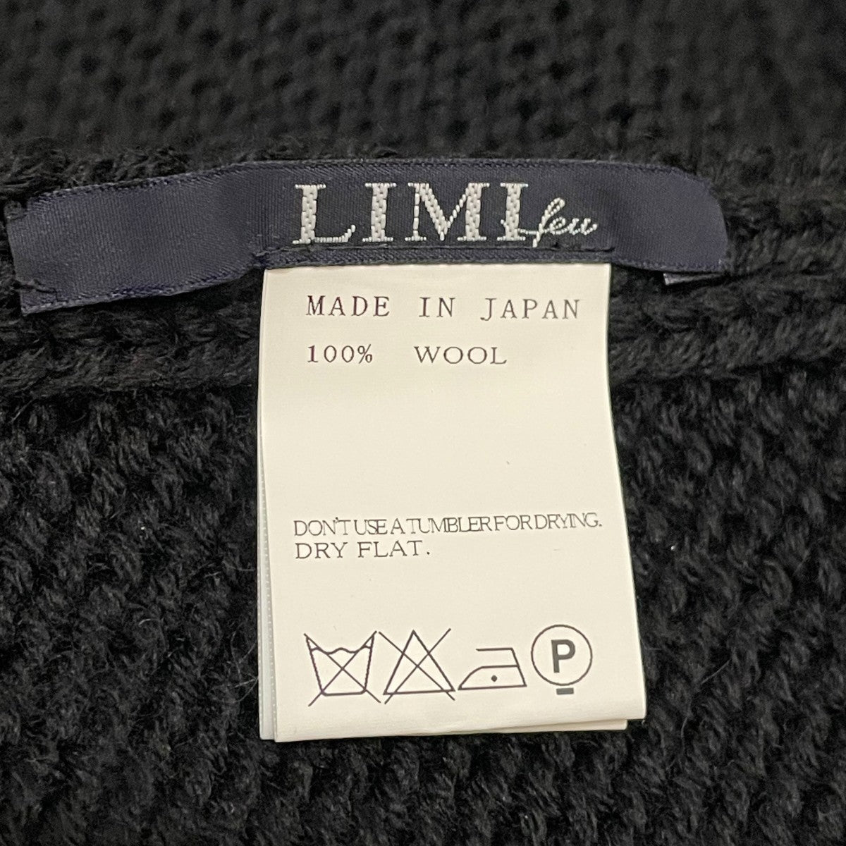 LIMI feu リミフゥ マフラードットシューズ　ブラック 23 34350-645-