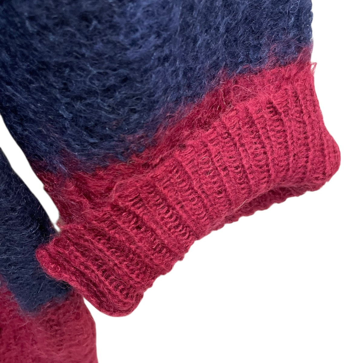 DAIRIKU / NANA Mohair Border Knit/FREE/ナイロン/ブルー/22SS K-3 DAIRIKU(ダイリク) NANA Mohair Border Knitニット22SS K-3 22SS K-3