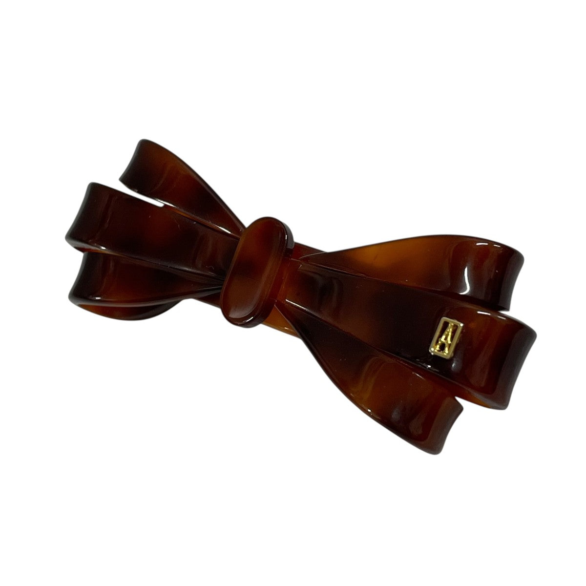 ALEXANDRE DE PARIS ベルベット リボンバレッタ ブラウン ALEXANDRE DE PARIS(アレクサンドル ドゥ パリ) リボンバレッタ