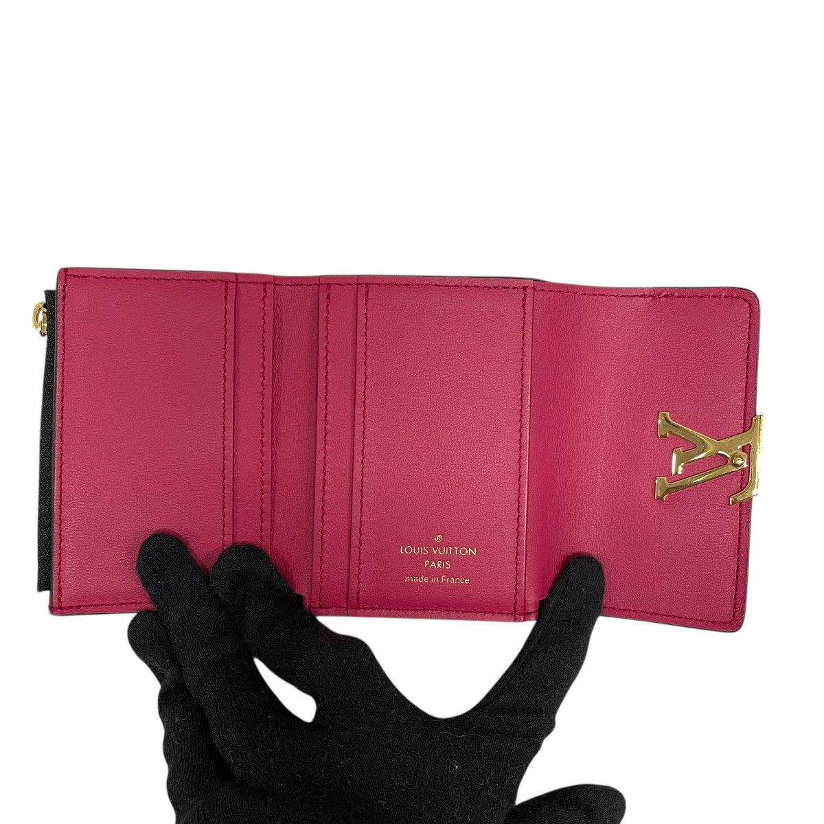 LOUIS VUITTON ポルトフォイユ・カプシーヌ三つ折り財布M68587 古着・中古-5枚目のアイテム画像