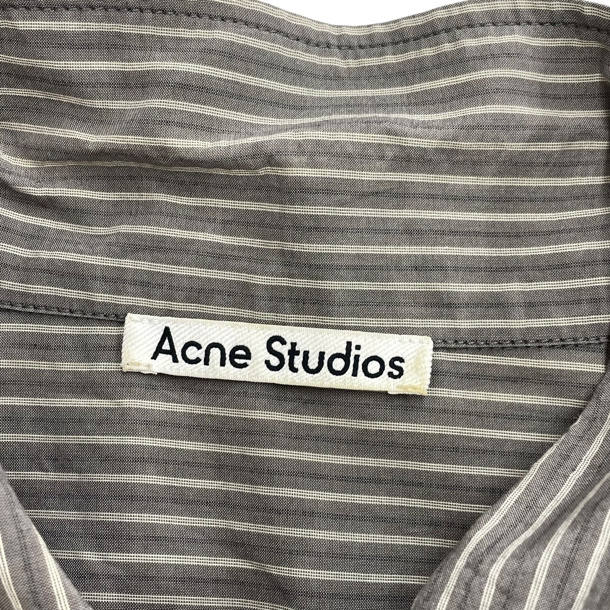 ACNE STUDIOS 半袖ストライププルオーバーシャツFN-WN-BLOU000492 古着・中古-5枚目のアイテム画像