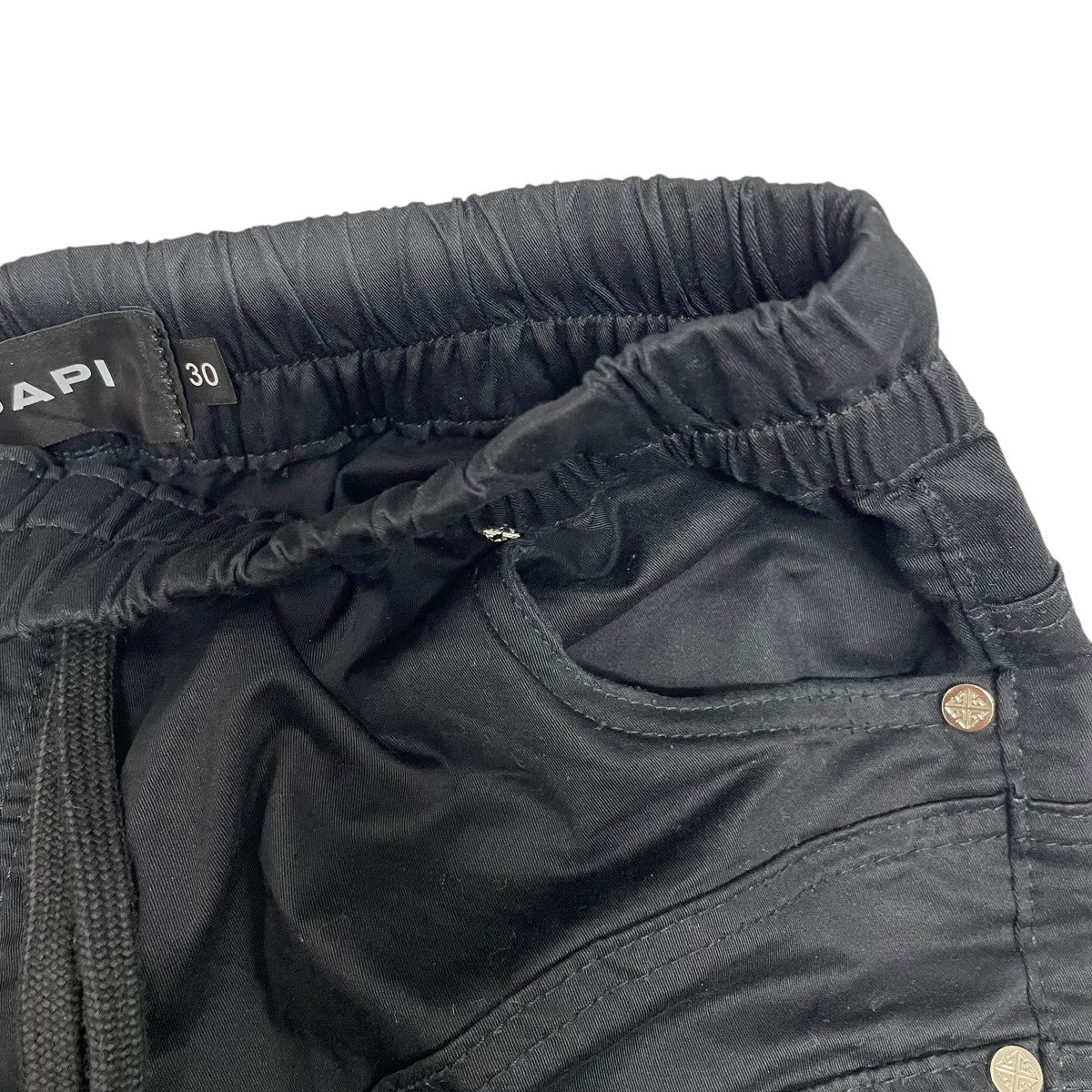 Obsidian Black Extra Baggy Cargosパンツ