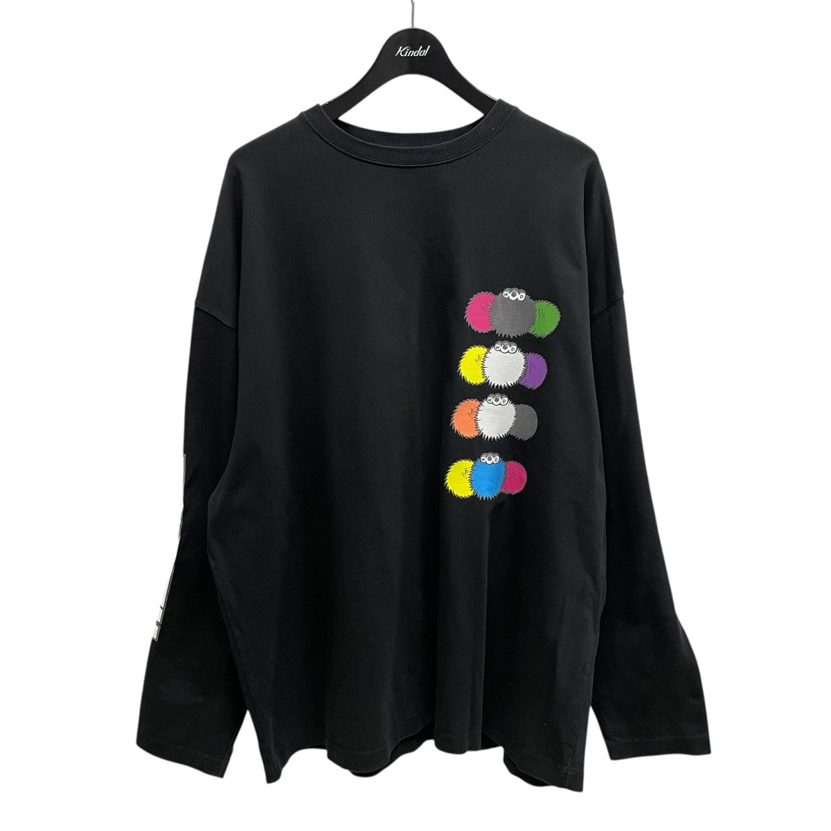 WE11DONE 長袖TシャツWD-TT1-22-649-U-BK 古着・中古-1枚目のアイテム画像