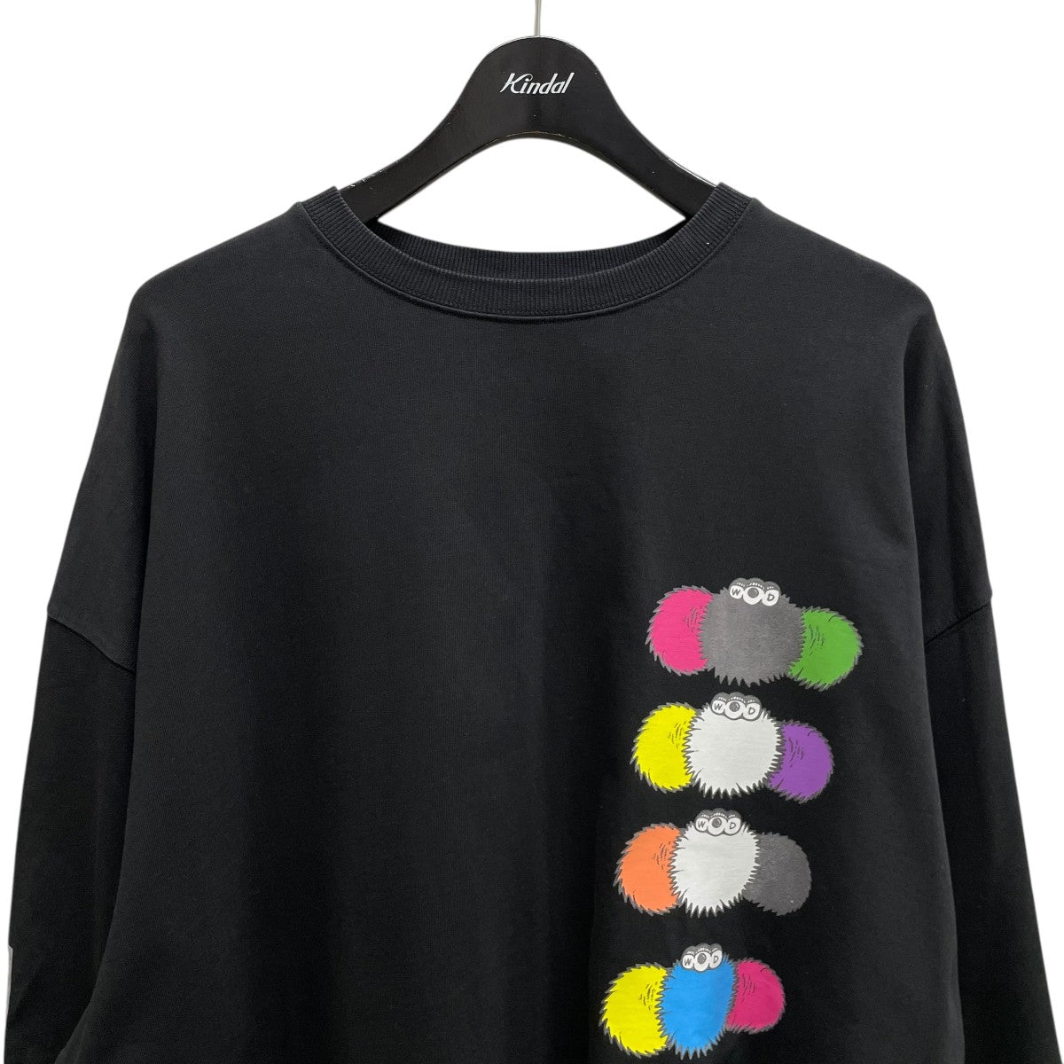 WE11DONE 長袖TシャツWD-TT1-22-649-U-BK 古着・中古-3枚目のアイテム画像