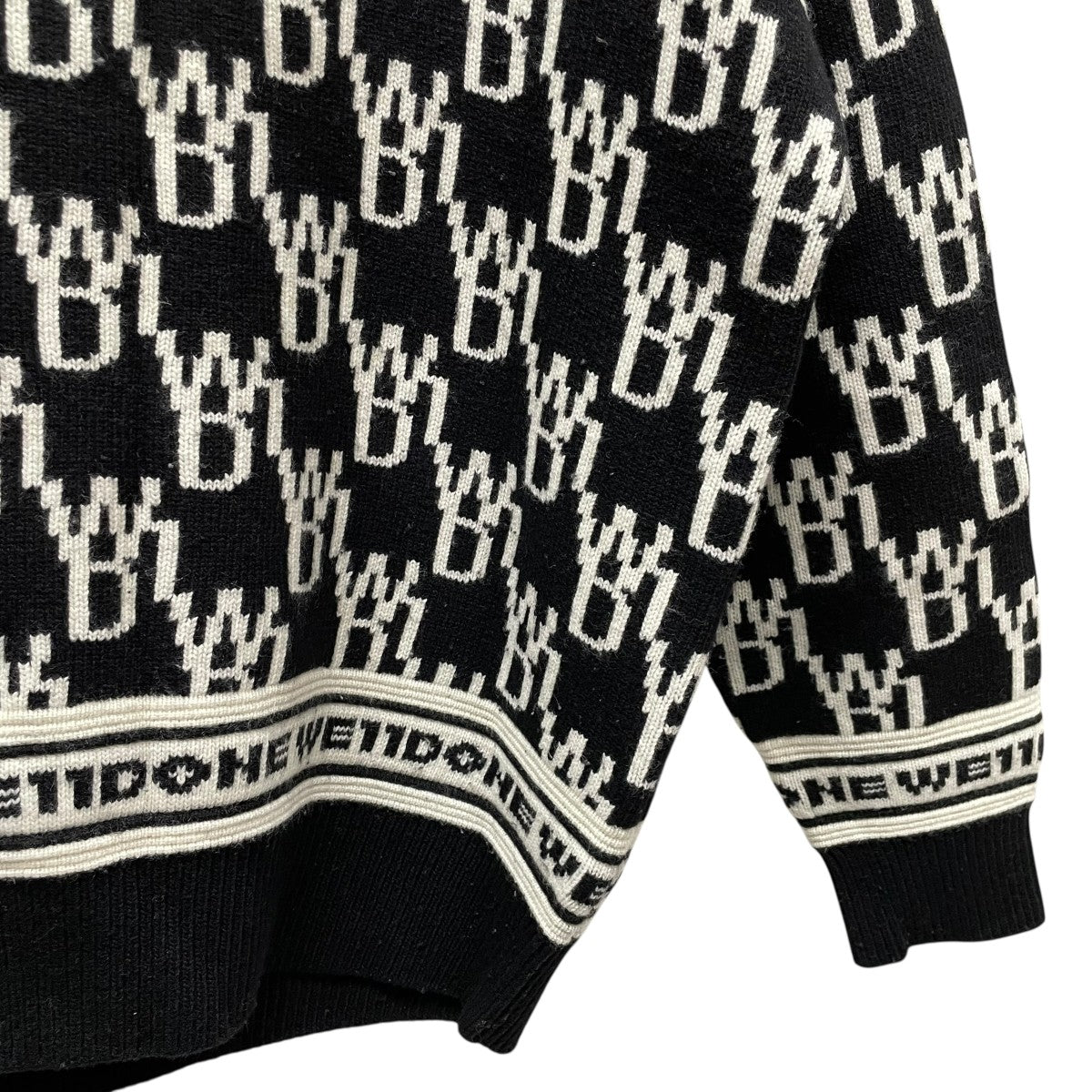 WE11DONE(ウェルダン) ニット ブラック サイズ M｜【公式】カインド