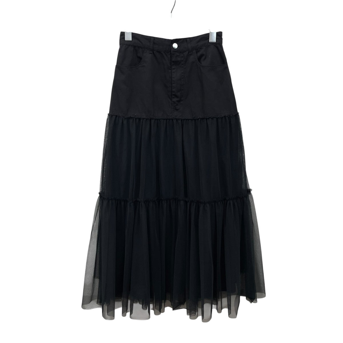 RAY BEAMS チュール キリカエ ティアード スカート 古着・中古-1枚目のアイテム画像