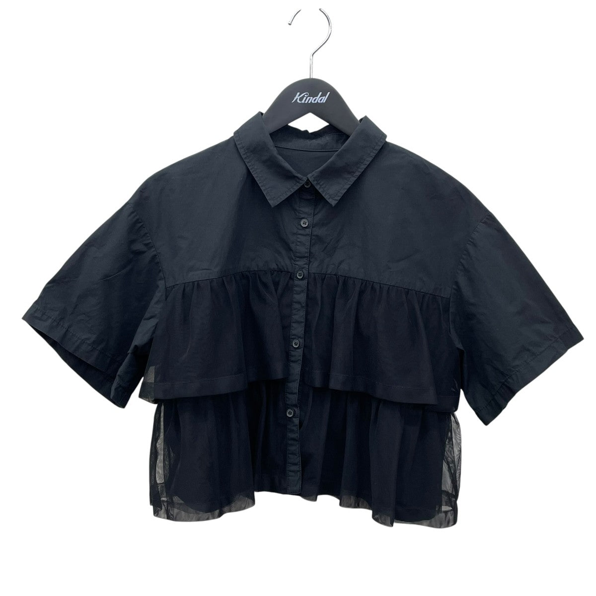 RAY BEAMS シアーティアードクロップドシャツ61010919928 古着・中古-1枚目のアイテム画像